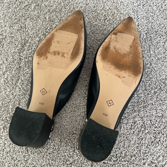 Halogen Black Leather Mule - Picture 4 of 5